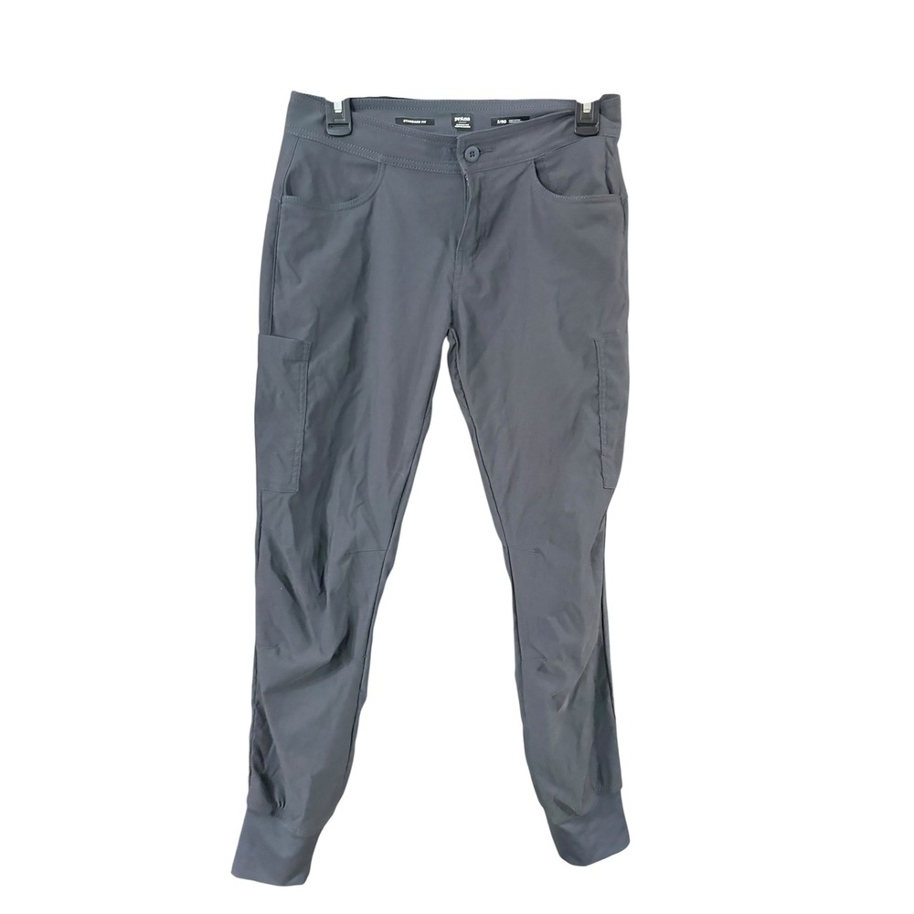 Prana Halle E-Waist Jogger II Womens 2 Regular Grey Hiking Cargo Pants